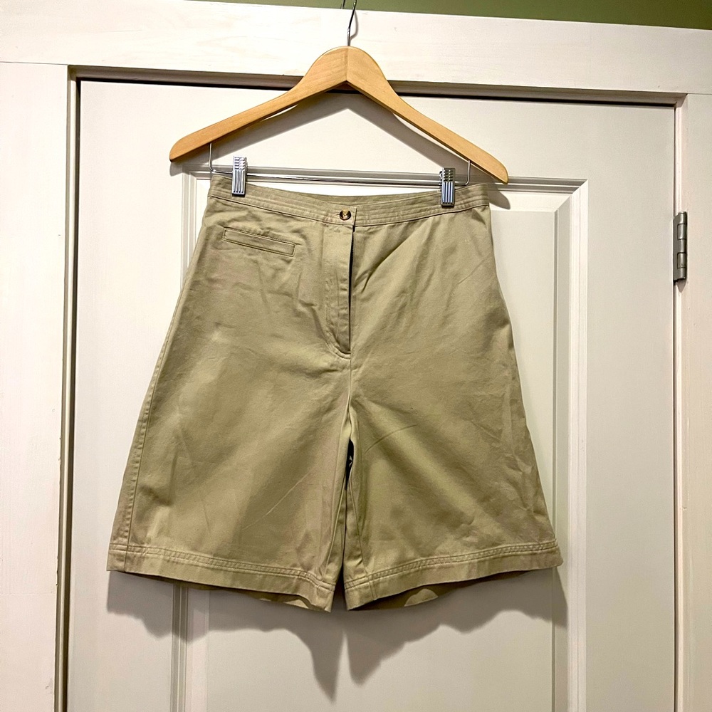 Talbots khaki shorts. Size 8.